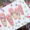 100 Stück Miniatur kleine Kamelienblüten-Nageldekoration, farbenfrohes Rosenharz-Nagelzubehör