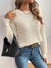 Overcoat Autumn New Style Butterfly Knot Casual Long Sleeve Sweater