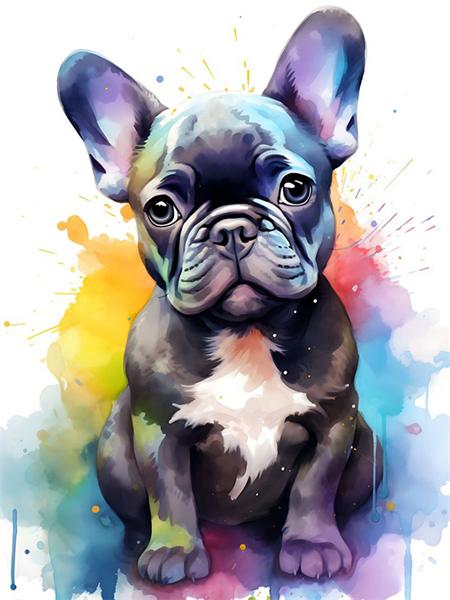 

Полный квадратный круглый алмазный рисунок мозаика животные мультфильм домашний декор вышивка крестиком набор собака настенное искусство Full Round 20x30CM