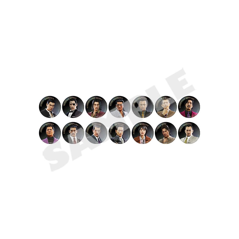 

Коллекция металлических значков «Место клятвы» «Yakuza 0 Director s Cut» чёрный