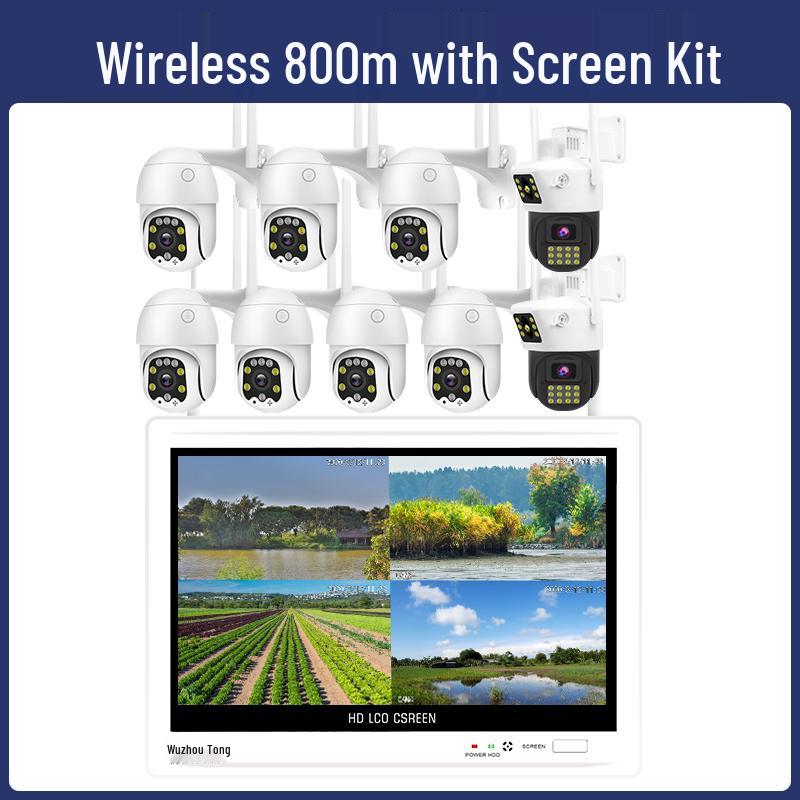 Wireless HD All-in-One Camera System for Home & Outdoor - No Wiring Needed