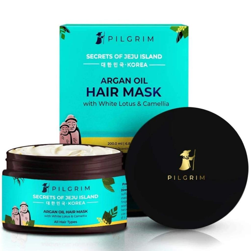 Pilgrim Argan Oil Hair Mask with Lotus & Camellia Dry And Frizzy Hair 200ml