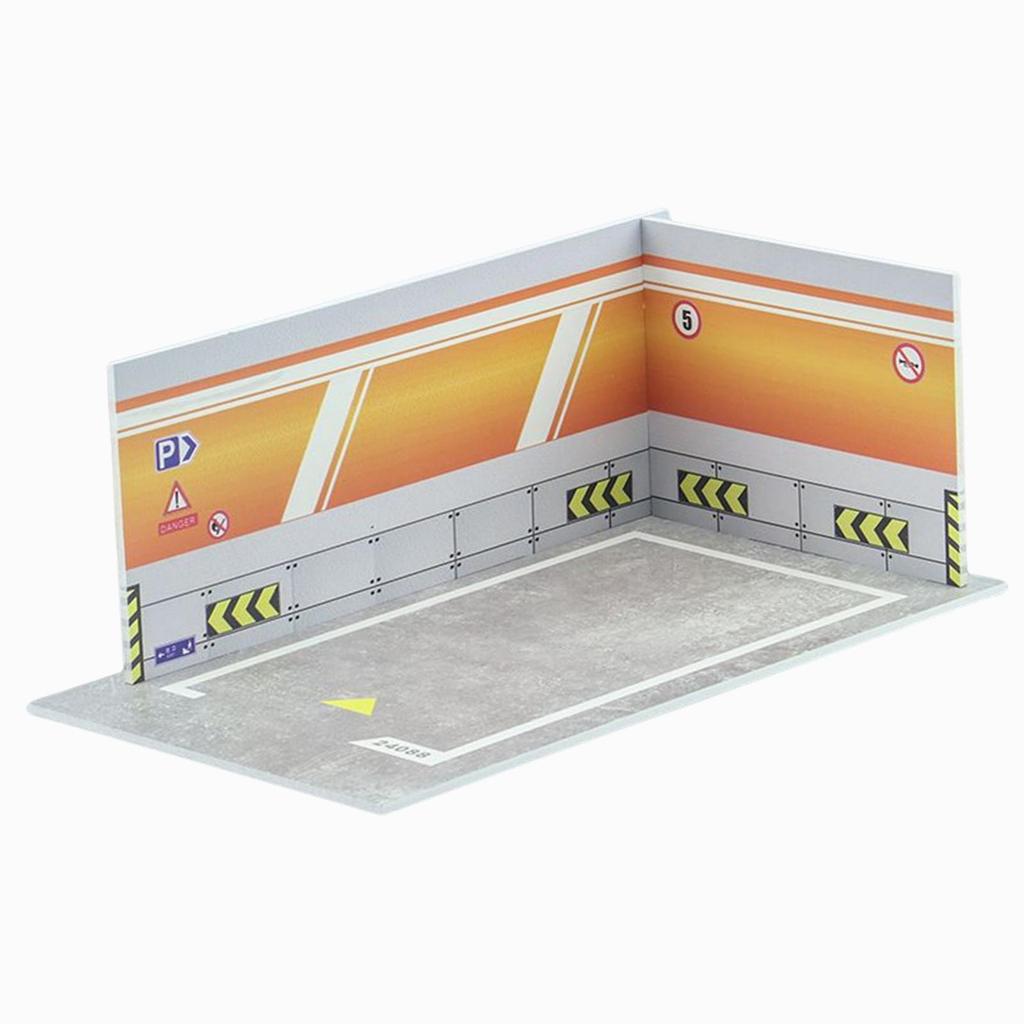 Car Model Parking Lot Scene 1/24 Simulation Scene Easy Assemble Parking Lot Display Car Garage Toy Car Model car Model Lovers