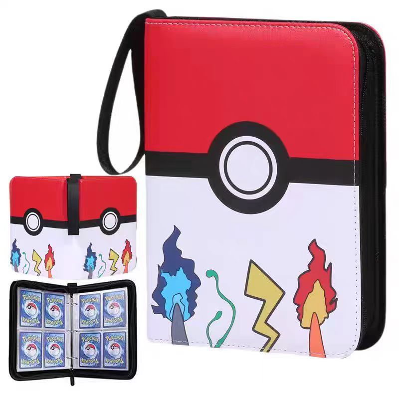Pockets New Anime Peripheral Game Collection Card 400 Book Multiple Styles Storage Card Holder Exquisite Cute Kawaii Toy Gift