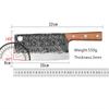 Forged Kitchen Cleaver Chopping Bone Slicing Meat Sharp Chinese Butcher Knife Vegetable Fish Cooking Cutting Tools