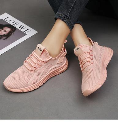 Fashion Women's Mesh Flats Breathable Slip-On Round Toe Flat Shoes Female Casual Comfortable Walking Shoes Lightweight Work Shoes