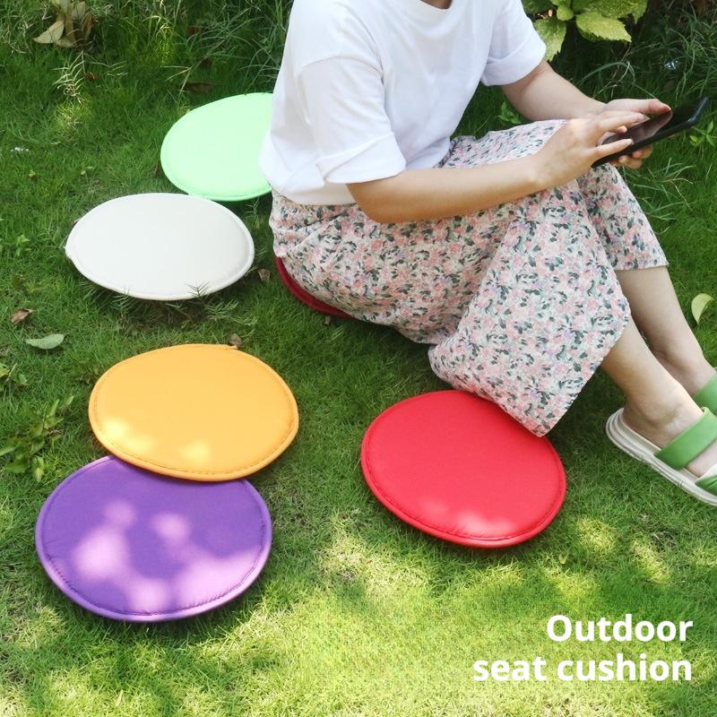 Round Chair Cushion Candy Color Seat Cushions With Pad Chair Kitchen Cushion For Garden Patio S V1B0