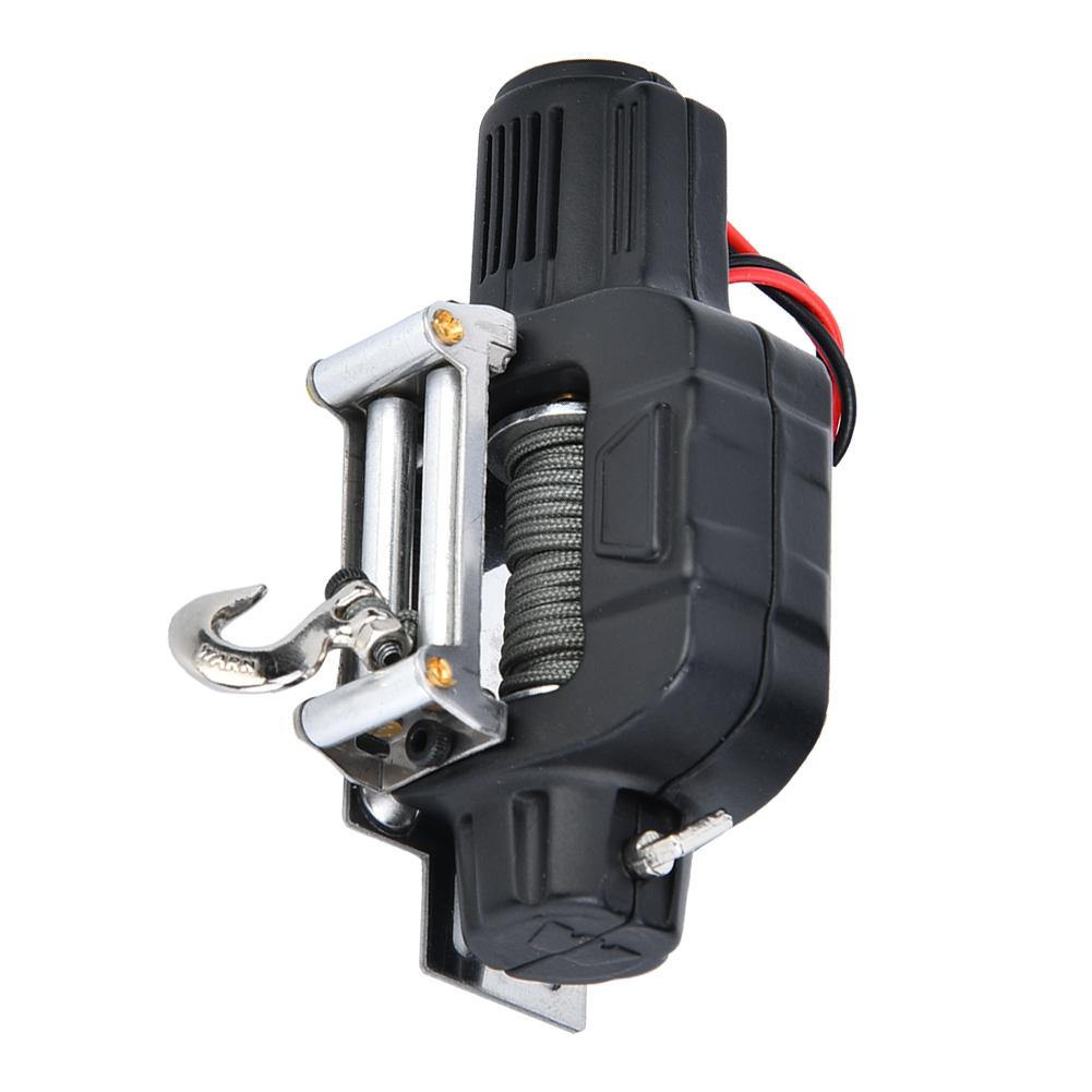 110 RC Crawler Car Winch Telecomandă Receptor pentru SCX10 D90 D110 TF2 pentru TRX4Negru