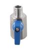 Stainless Steel Mini Ball Valve Designed for Water Oil and Gas Use with User Friendly Manual Operation and Sturdy Build