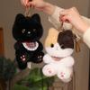 Sitting Kitten Plush Toy Cartoon Siamese Black 3-Color Cat Doll Soft Fluffy Cartoon Animal Plushie Appeasing Birthday Gift