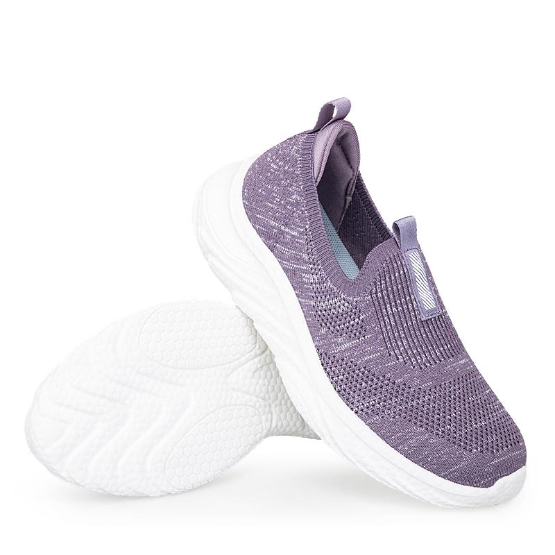 Fashion Shoes for Women In Spring/summer New Middle-aged and Elderly Mothers, Lightweight Cuffed Casual Couple Shoes Breathable Pink