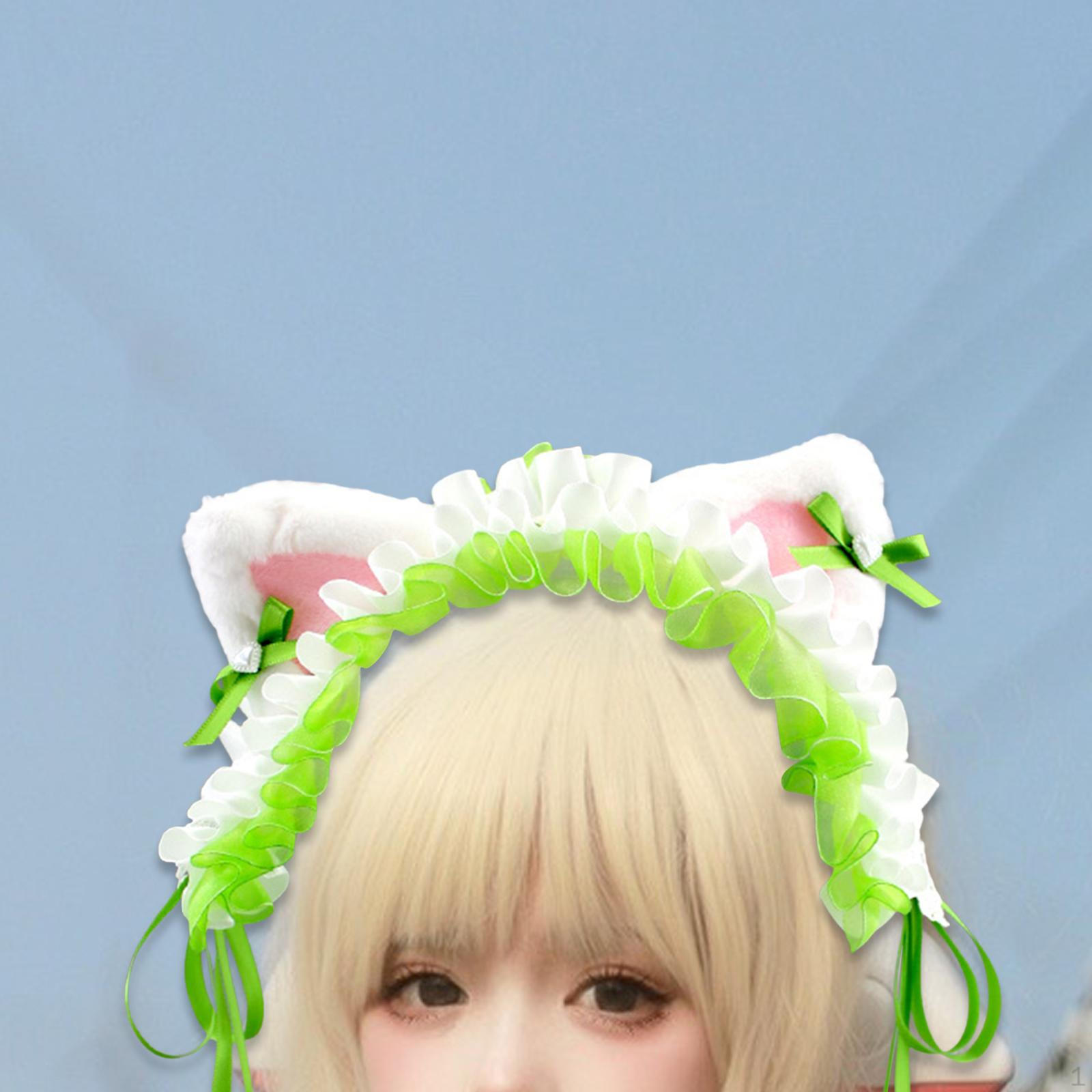 

Повязка на голову для маскарада и празднования дня рождения зелёный