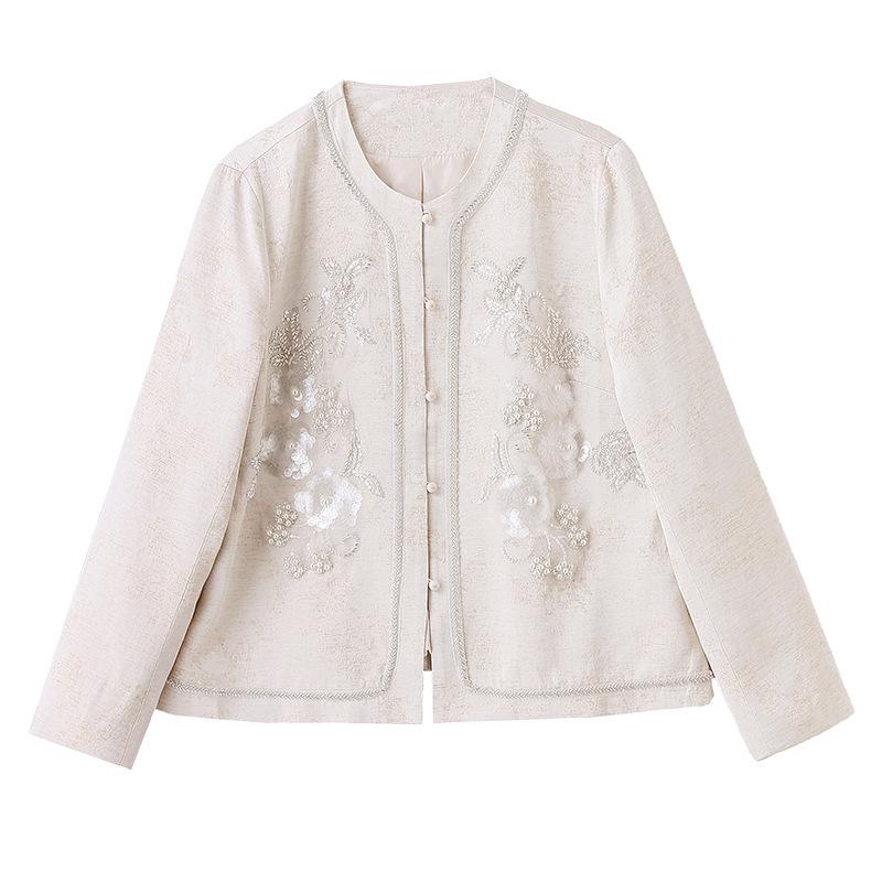 2025 Spring & Autumn Embroidered Jacket - Chinese and International Style (RX9202)
