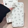 The New IMD White Bottom Case Is Suitable for Apple 16ProMax Mobile Phone Case iPhone17/14Pro Floral 15 Hard 13x.