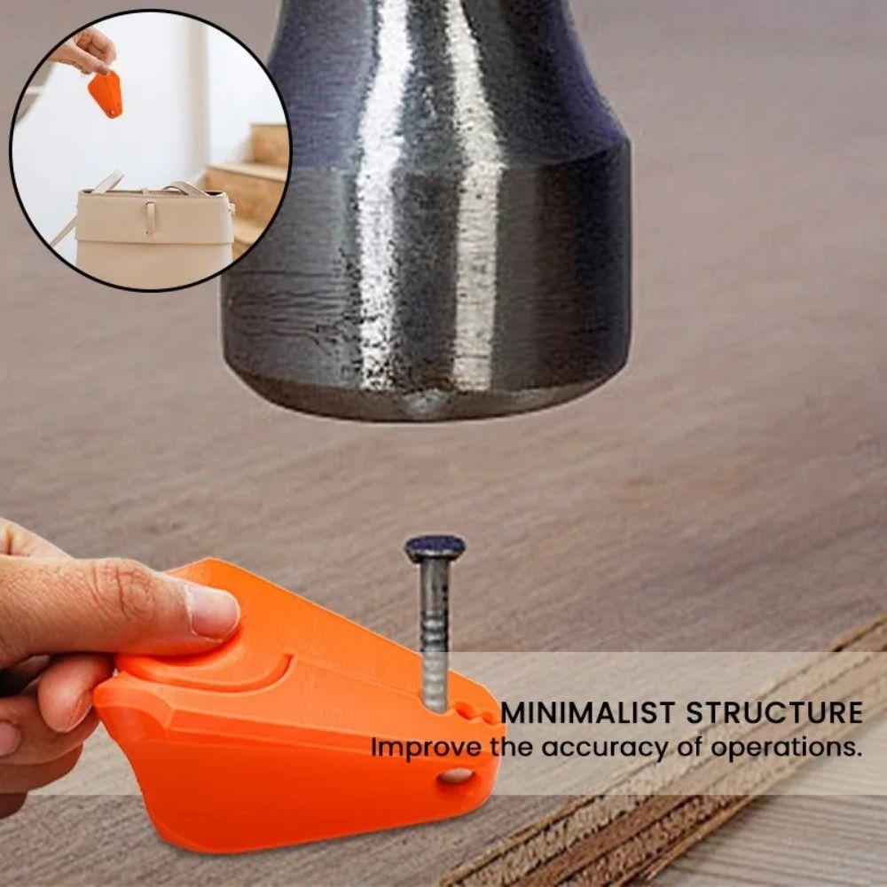 Plastic Material Anti Slip Fixer Hand Protecting Nail Fixer  Construction Work