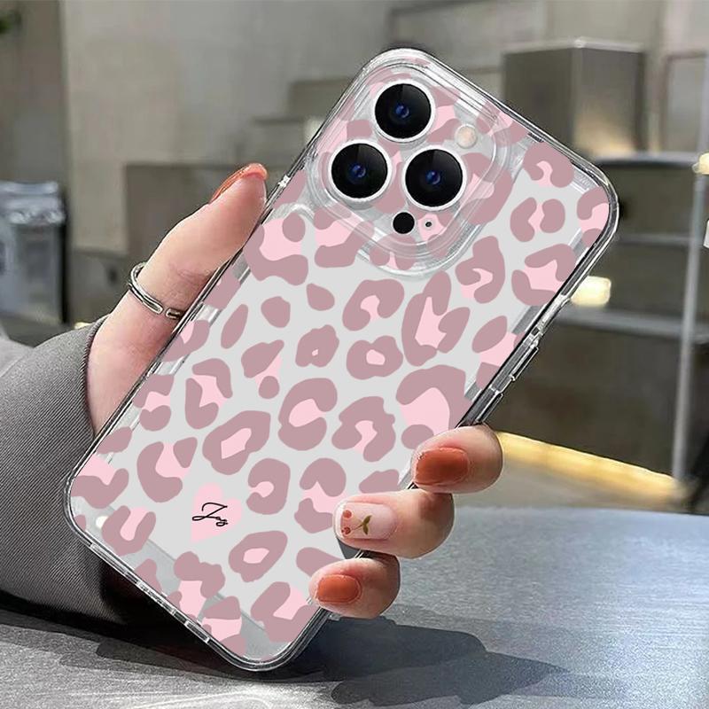 Colorful Leopard Print Phone Case For iPhone 17 Pro Max Coque iPhone 16 15 14 13 12 Pro Max 11 Clear TPU Silicone Soft Cover