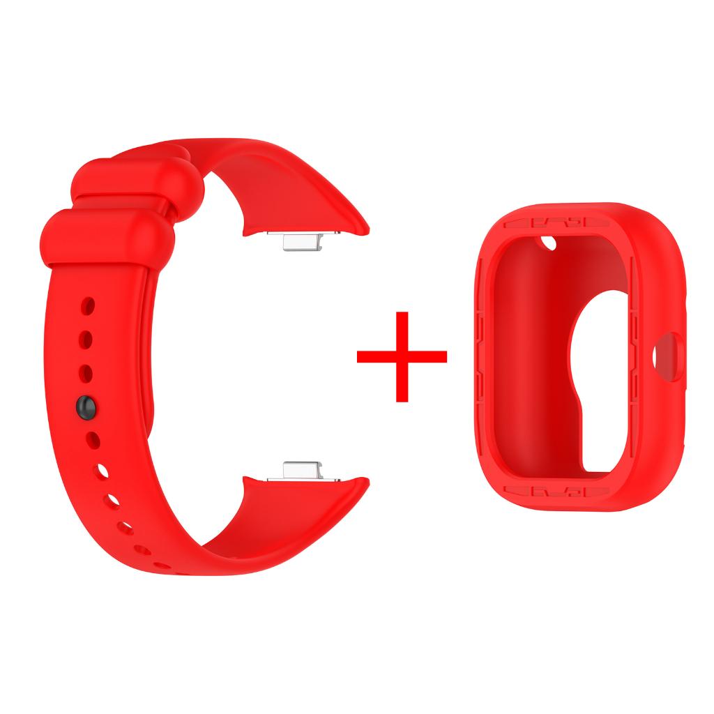 

Чохол-накладка для Xiaomi Redmi Watch 4 ремінця Гумовий смарт-годинник 4 Силіконовий ремінь Браслет Бампер Аксесуар Shell Redmi Watch 4