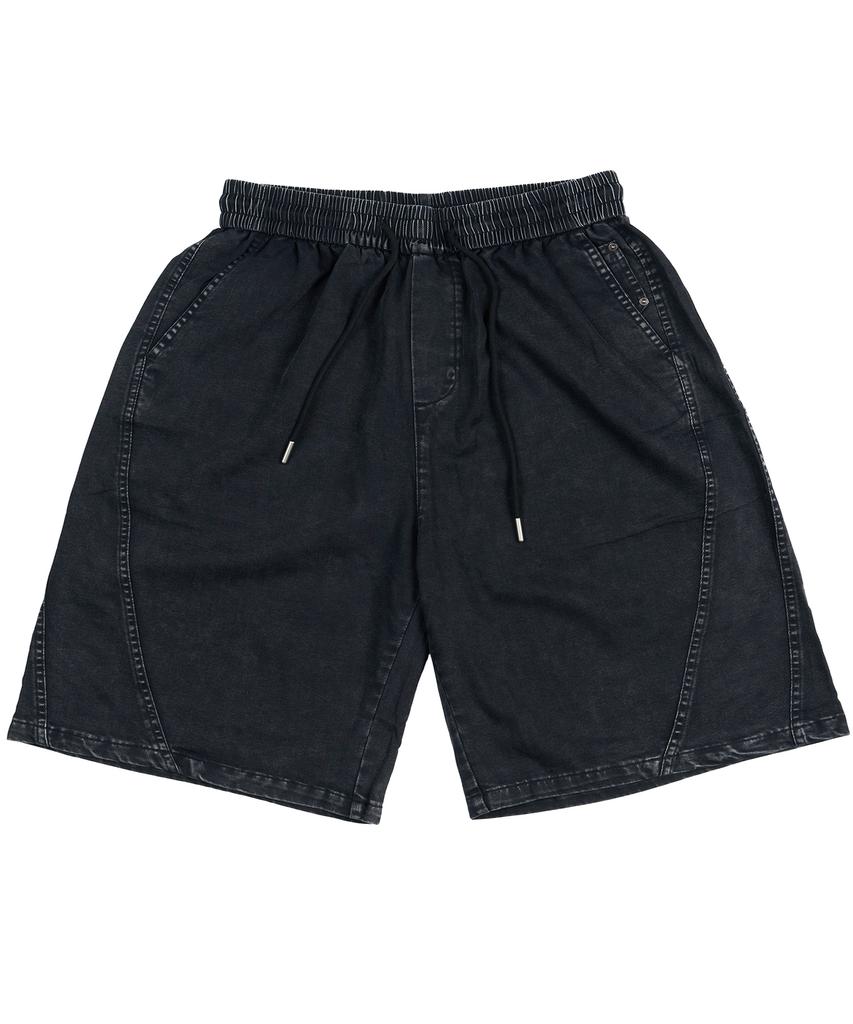 DOUBLE JD Pig Wash Curve Cut Shorts