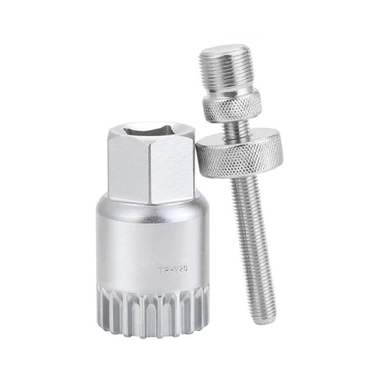 Bicycles 20 Teeth Remover Bottom Bracket Sleeve Tool Antidrop Tool Bikes Bottom Bracket Remover Crank Puller Remover