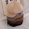 Thick Suede Hunting Cap, Octagonal Hat, Newsboy Cap, 5 Colors