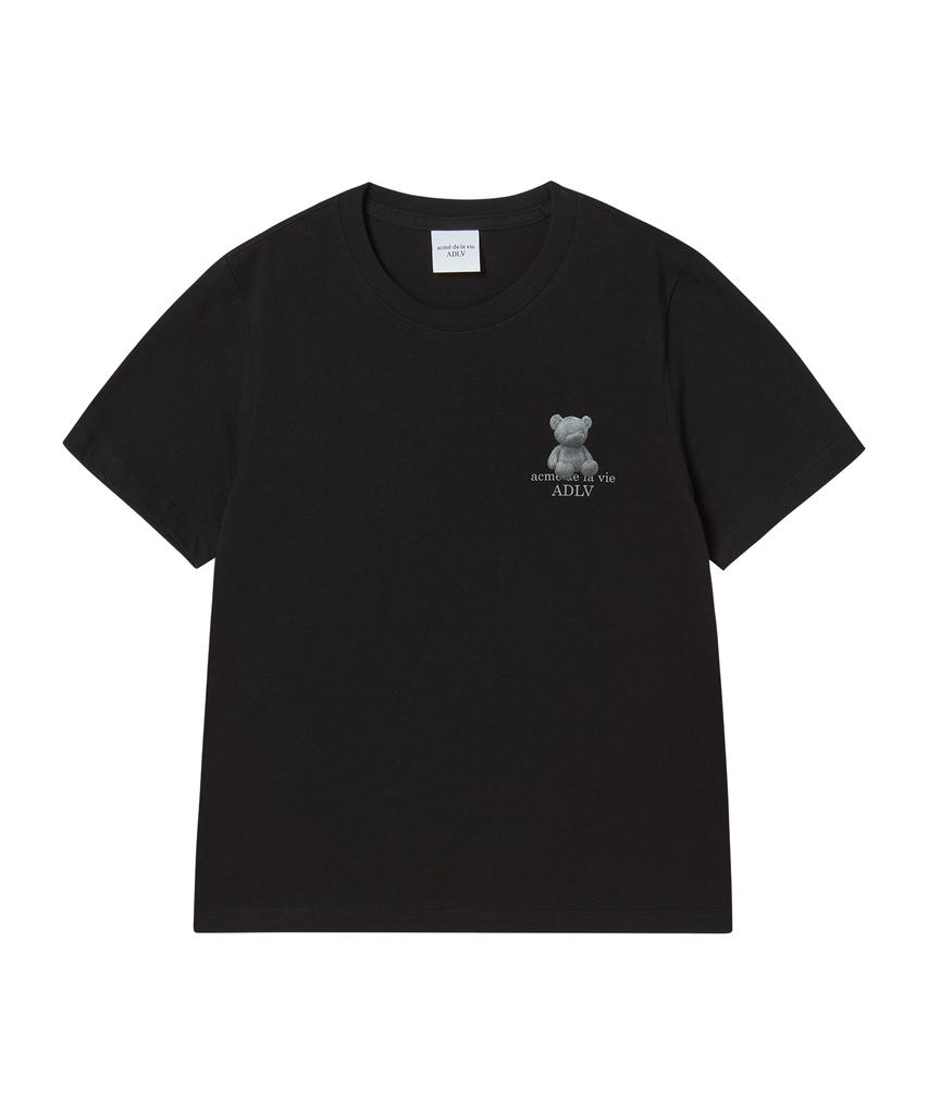 ACME DE LA VIE Woman Fuzzy Bear Short Sleeve T-Shirt (2 Color)