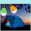 New Waterproof Led Camping Lantern Mini Tent Light With Hook And Battery-powered