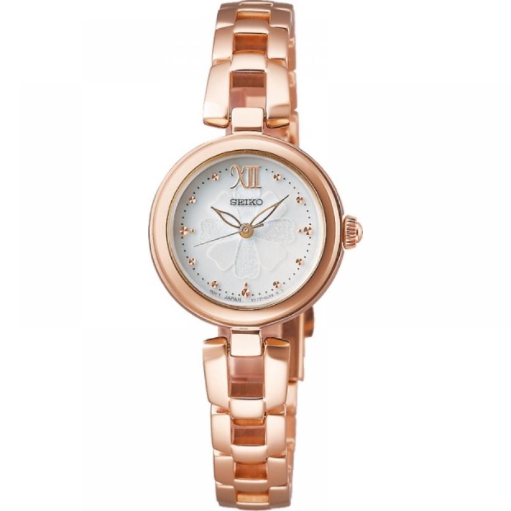 

Seiko [солнечная] Seiko Selection Seiko Selection Цветочный мотив Белый Розовое золото Swfa196 [подлинный]
