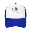 Ukraine Sunflower Ukrainian Flag Mesh Baseball Cap Unisex Women Trucker Hat Adjustable Polyester Sun Caps Summer Trucker Hat