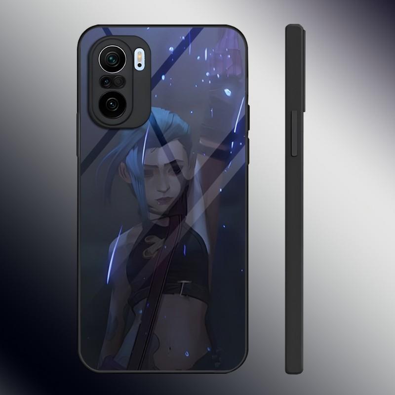 Arcane Jinx Phone Case Tempered Glass for Xiaomi 11T 10 12 10T 11i Redmi Note 11 9T 9A 9 8 10 11S Lite Pro Poco F3 Cover