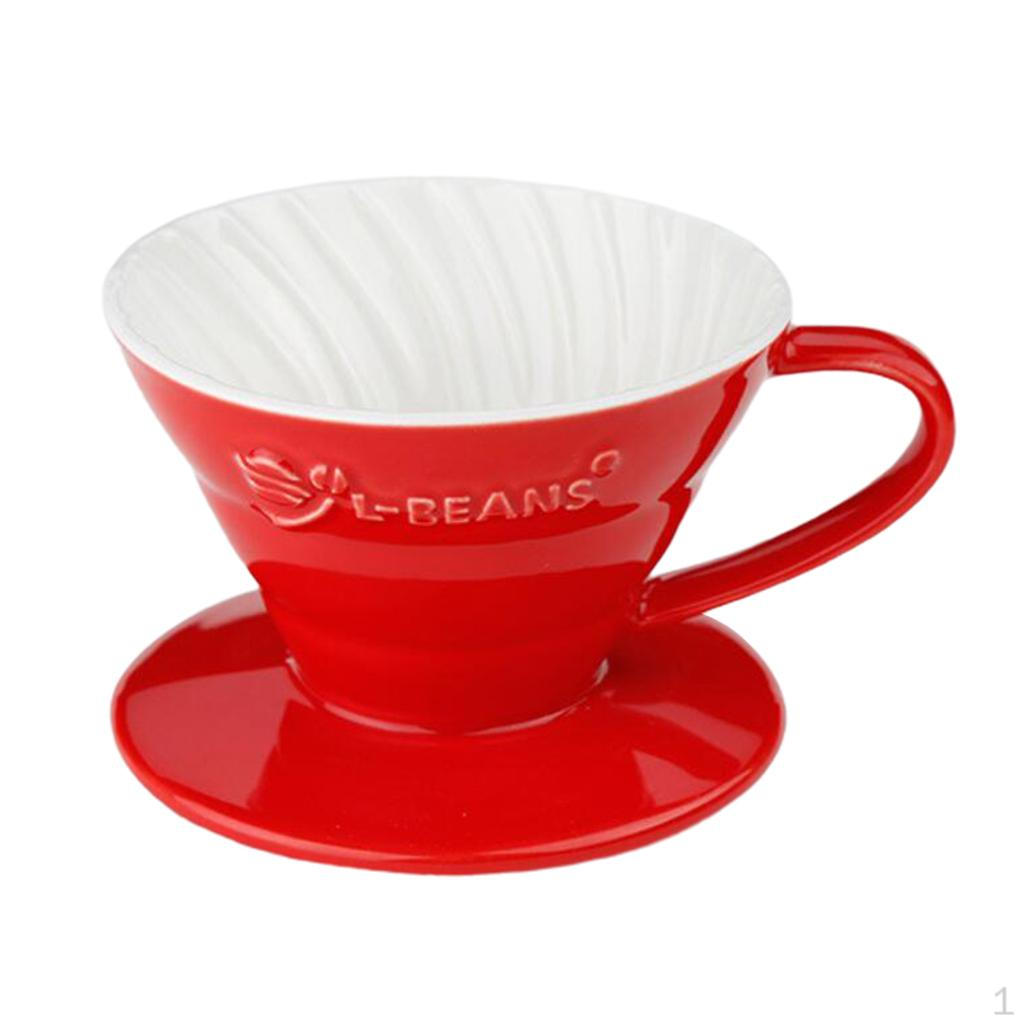 Ceramic Coffee Dripper Paper Filter Cup