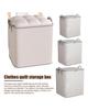 Large Capacity Clothes Storage Basket with Reinforced Handles Zipper Closure Waterproof Extra Large Storage Bag Clothes Tote Bag