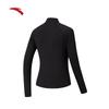 ANTA Women's Brushed Half-Zip Slim-Fit Long Sleeve Sport T-Shirt