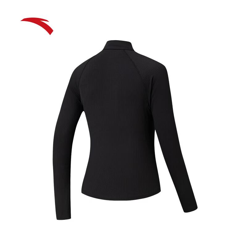 ANTA Women's Brushed Half-Zip Slim-Fit Long Sleeve Sport T-Shirt