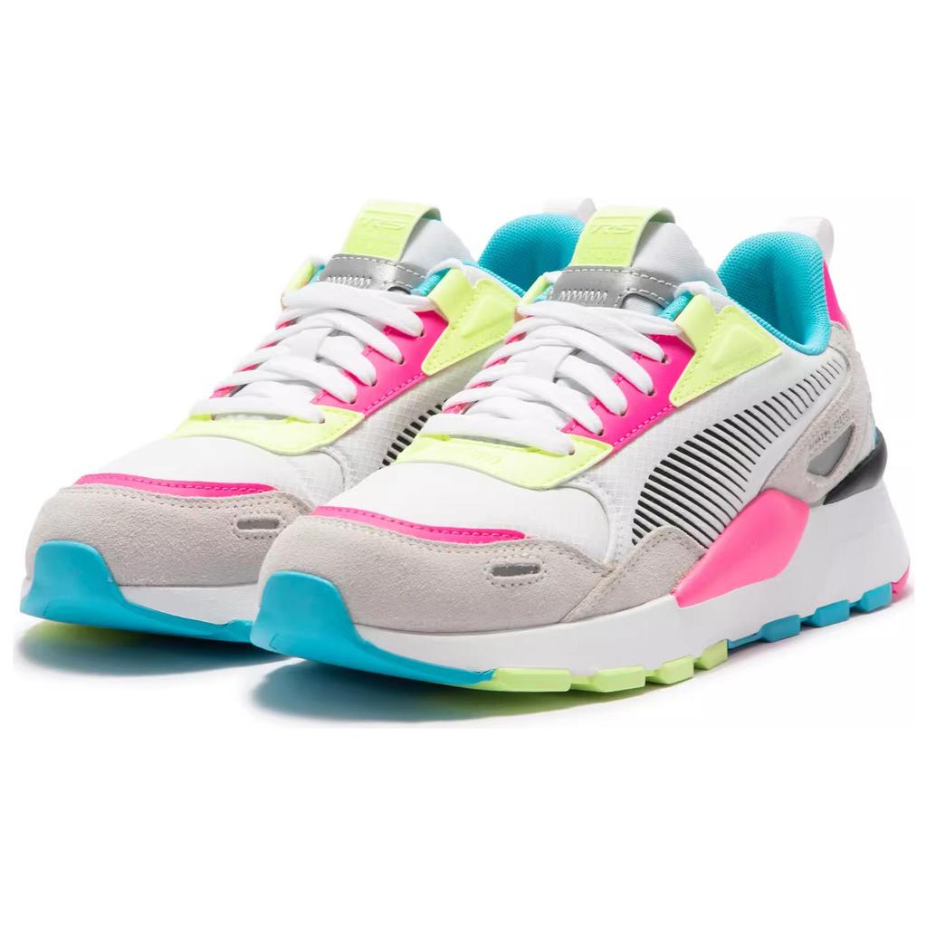 Puma Rs 3.0 Tkanina Skóra bydlęca dwoina Skóra syntetyczna Wygodne Wszechstronne Amortyzujące Odporne na ścieranie Niskie buty typu dad Unisex sneaker 392774-03