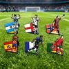 Klare Linie Emaille Abzeichen Fußballspieler Anstecknadeln, Fan Abzeichen, Zinklegierung Fußball Star Exklusiver Pin Revers für Rucksack Jacke Hut Tasche, Sport