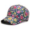Breathable Peaked Cap Floral Print Elegant Visors Cap Fashion Cotton Baseball Caps  Women