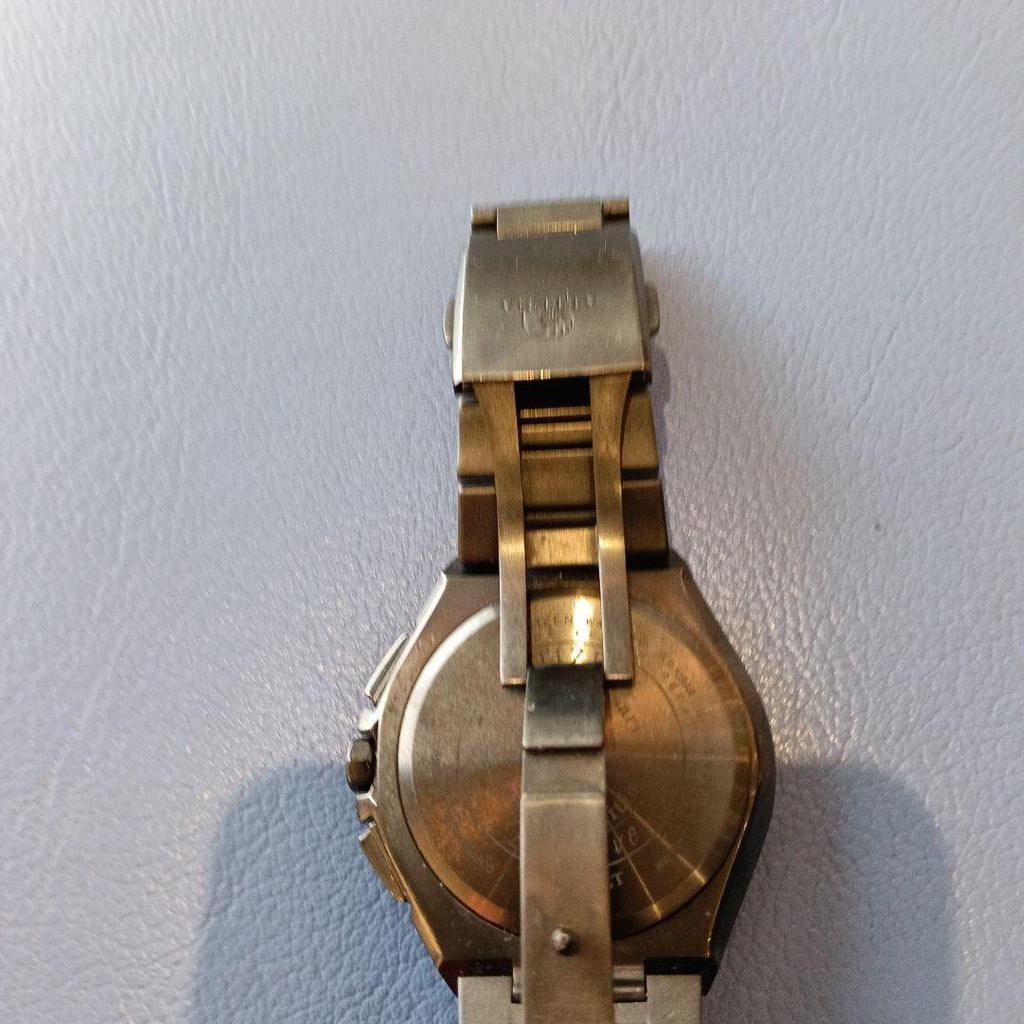 Used Radio clock Citizen Atessa black