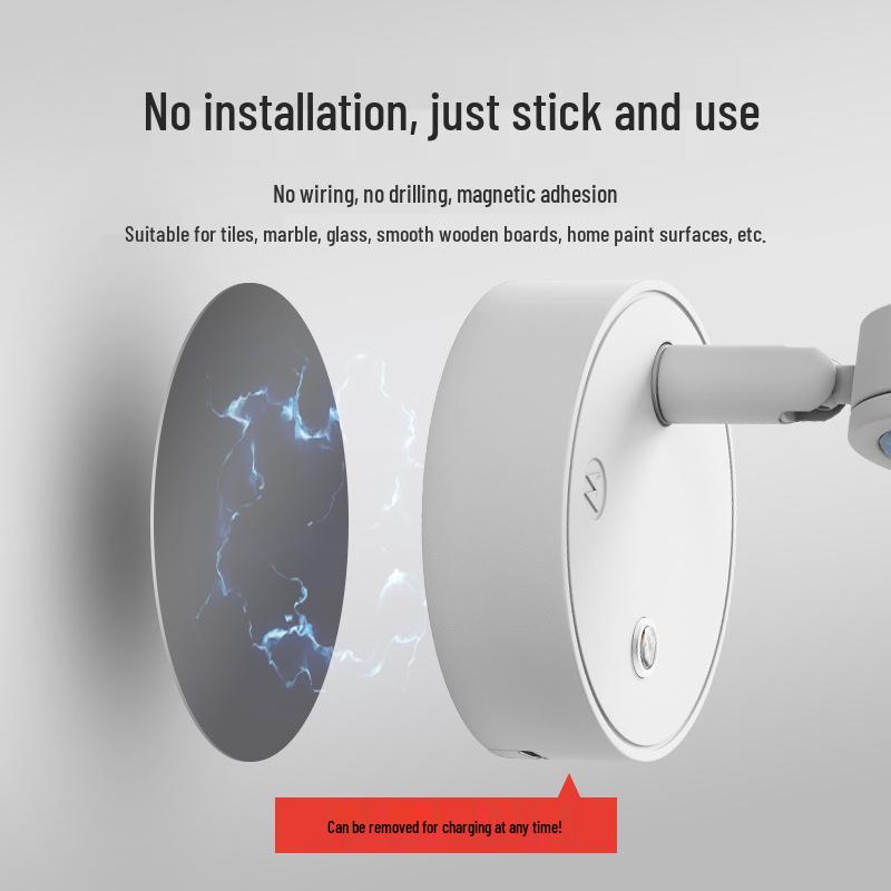 Wireless Rechargeable Wall Spotlight with Remote Control - Sunset Ambiance Lighting, Long Battery Life, No Wiring Needed