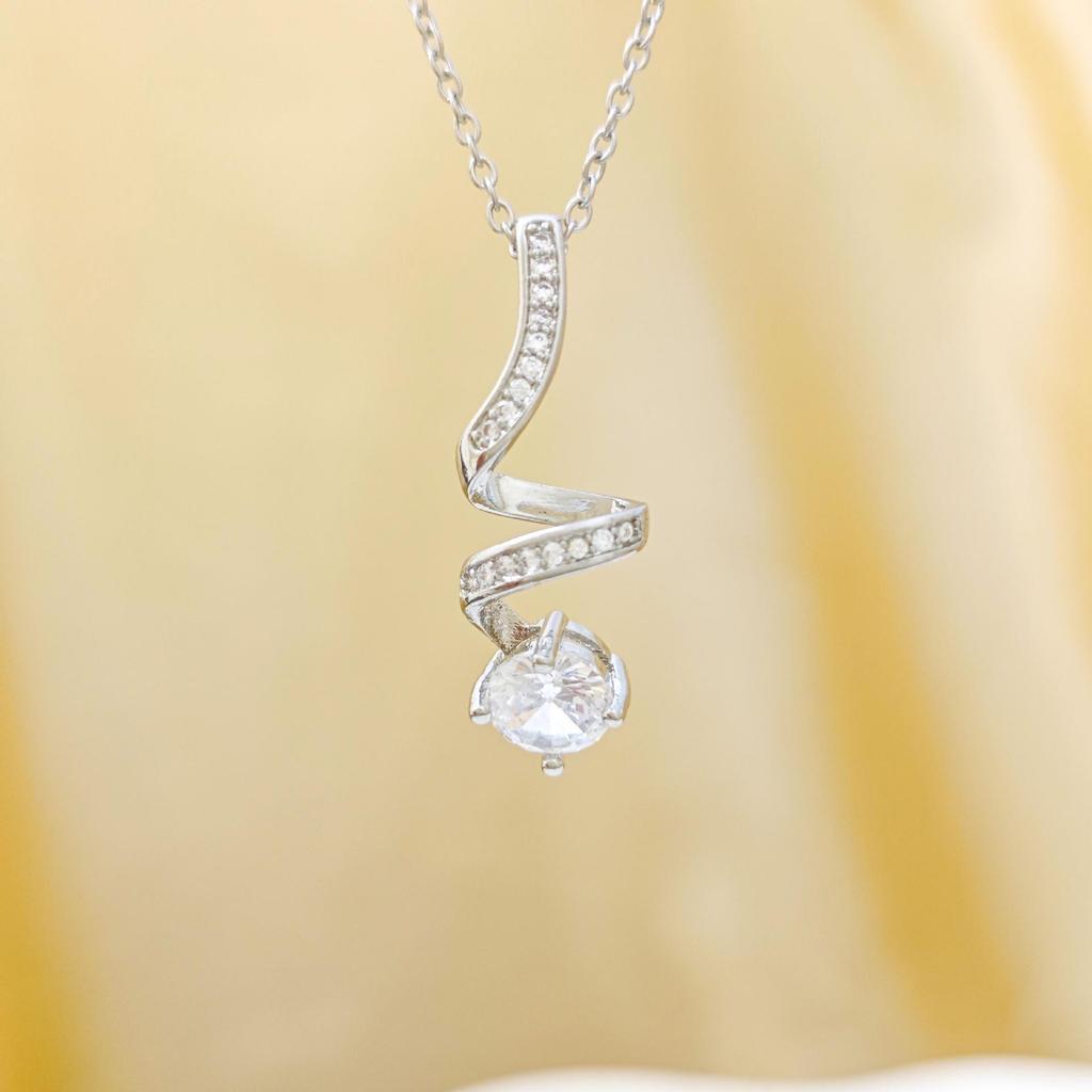 Versatile Titanium Steel Zircon Necklace - Gold-Plated Geometric Clavicle Chain for Women