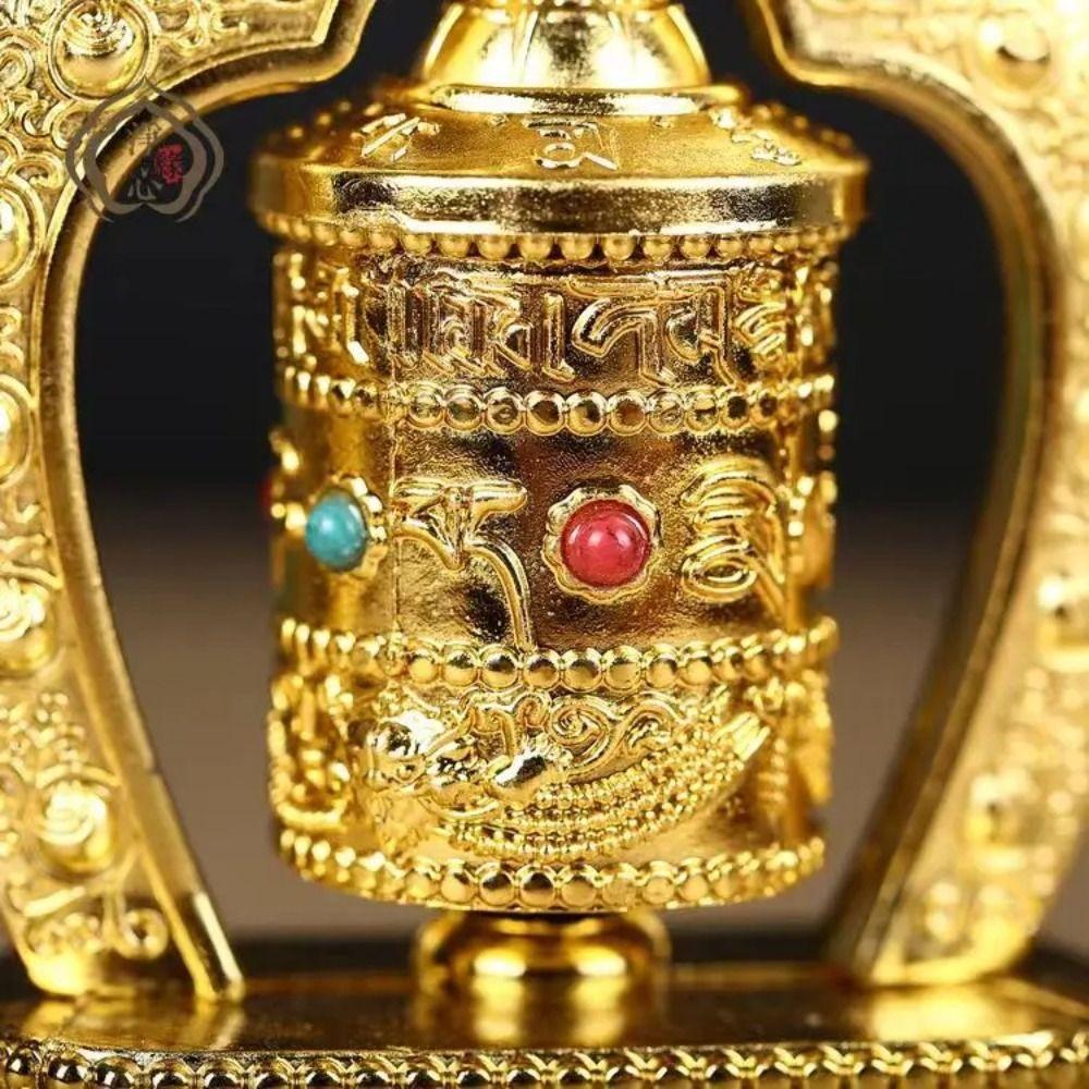 Car Ornament Car Prayer Scriptures Safety Symbol Tibetan Prayer Wheel  Dashboard Ornaments