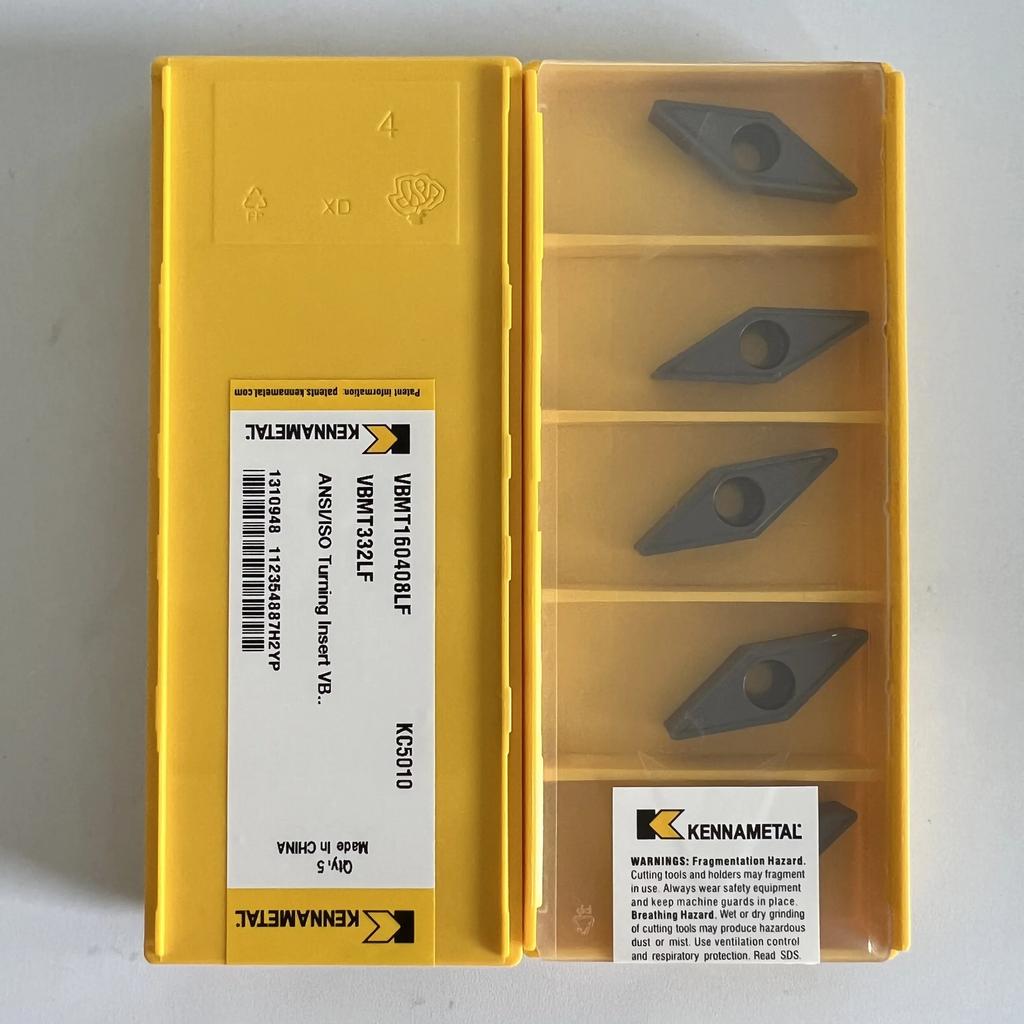 Original / VBMT160408LF KC5010  /  Industrial indexable Carbide Inserts 10 Pcs