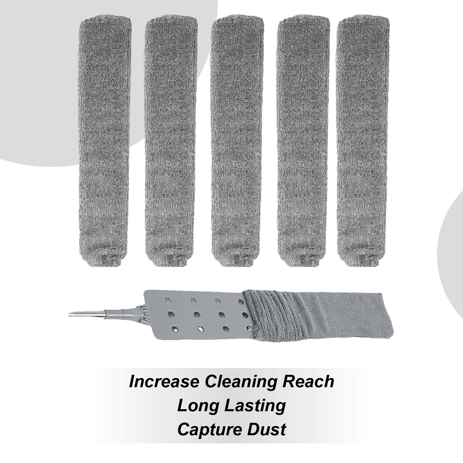

6-Pack Microfiber Duster Refills - Reusable Washable Covers for Under Furniture, Couch, Sofa, Floor & Wall Cleaning China Mainland