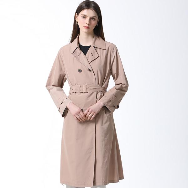 Shs Miss  Double Button Cotton Trench Coat