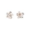 French High-End Simple Pearl Flower Ball Stud Earrings Women'S Light Luxury Elegant Gentle Earrings Niche Temperament Earrings