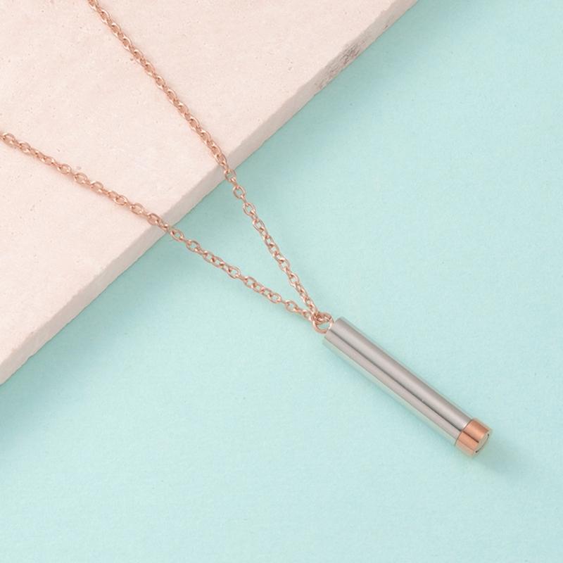 Multipurpose Memory Pendant Sturdy Stainless Steel Necklace Jewelry Accessory for Ashes and Special Messages Adults