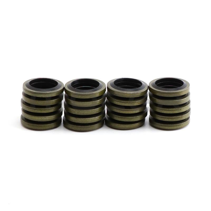 

20 pcs M8 M10 Banjo Bolt Oil Drain Screw Sealing Washer gaskets for Motorcycle Hydraulic clutch Brake Pump Brake Hose Caliper 20 pcs M10