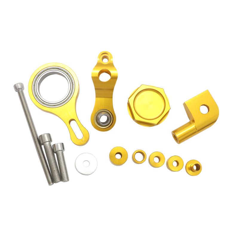 CNC Aluminum Adjustable Motorcycles Steering Stabilize Damper Bracket Mount Kit For YAMAHA YZF R6 2006-2020 R1 2002-2016 Silver