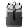 Men's Backpacks with Fashionable Folding and Rolled-up Openings, Casual Sports Travel Bags for Commuting