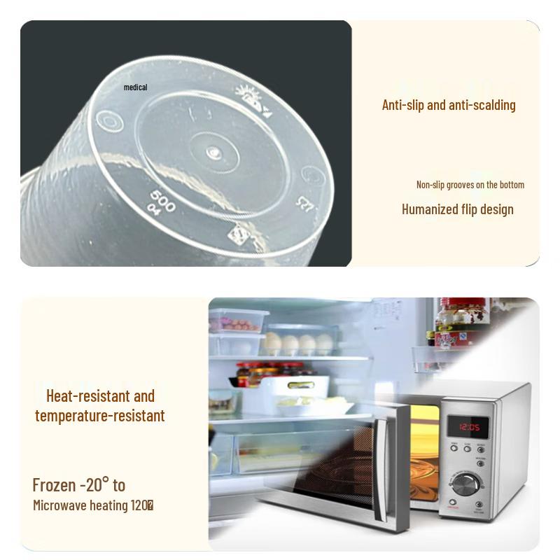 Deshangyuan Disposable Microwaveable Round Meal Bowls