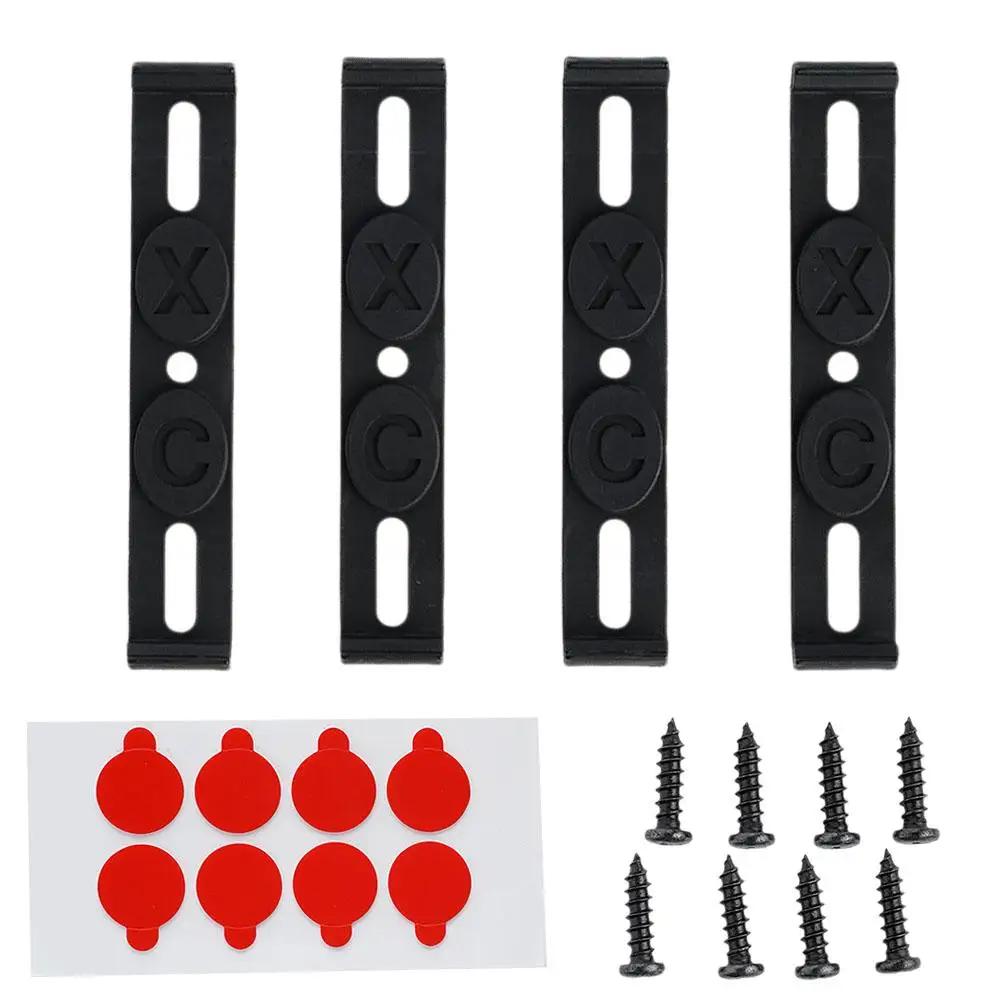 

Безрамочное крепление номерного знака - 4 шт. Погодоустойчивая безрамочная рамка номерного знака для передних и задних автомобильных номеров D5v1